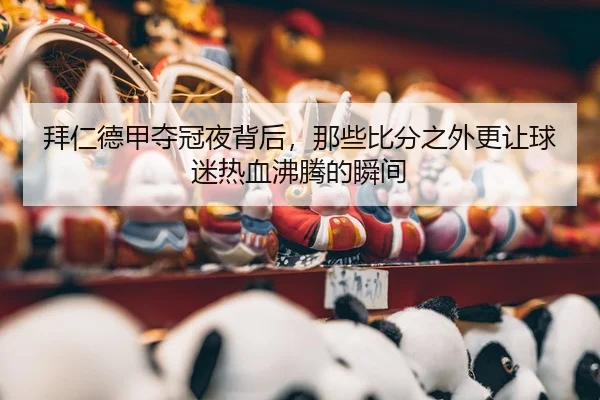 拜仁德甲夺冠夜背后，那些比分之外更让球迷热血沸腾的瞬间